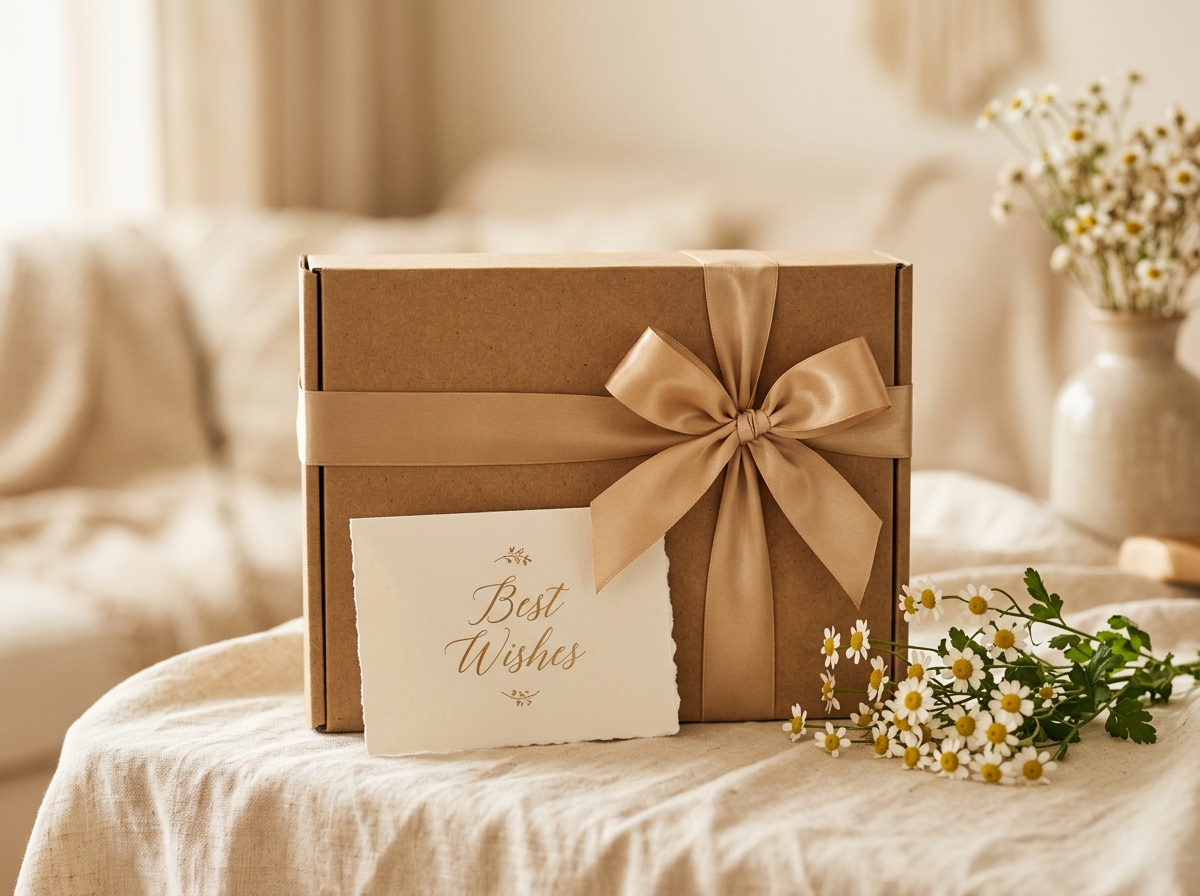 Gift box best wishes